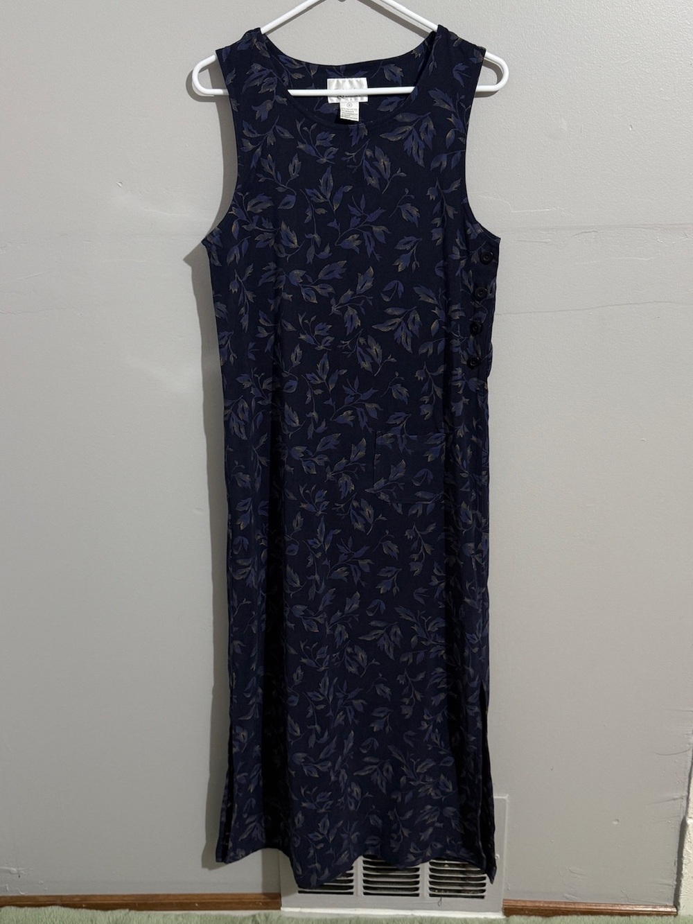 Christopher Banks Dress Womens 6 Maxi 90s Mom Floral Teacher Vintage Retro